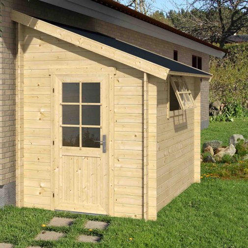 Garten Living 183 cm Geräteschuppen Werkzeugschuppen aus Holz | Wayfair.de